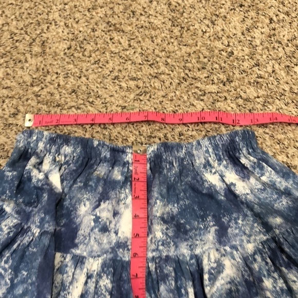 Vintage Skirt Size Small Blue White Tie Dye - Picture 6 of 7